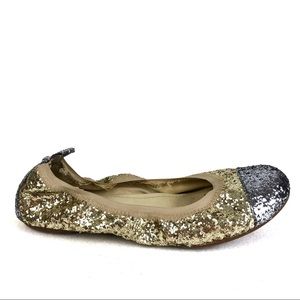 📦Simply Vera | Women’s Glittery Flat Ballet Shoes